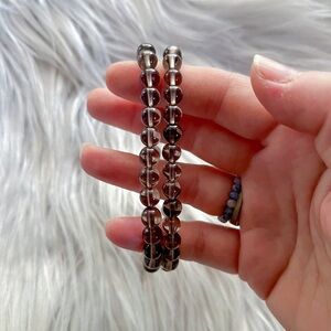 Smoke quartz bracelet